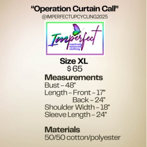 Upcycled high low cropped camo hoodie - Picture 2 of 2